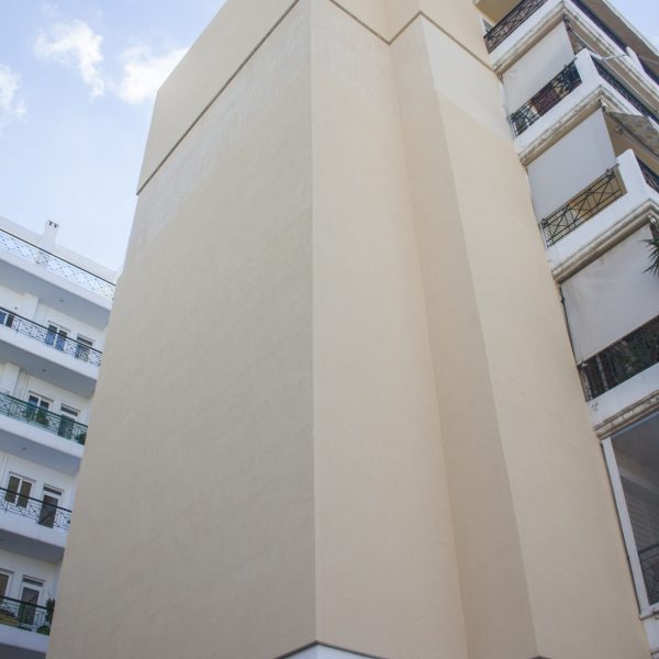 Ολοκλήρωση θερμοπρόσοψης με αδιάβροχο σοβά